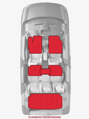 ЭВА коврики «Queen Lux» комплект для Iveco Massif