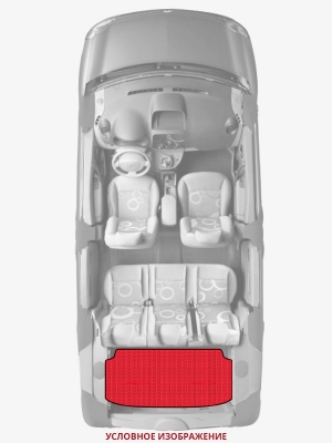 ЭВА коврики «Queen Lux» багажник для Chevrolet Prizm (2G)